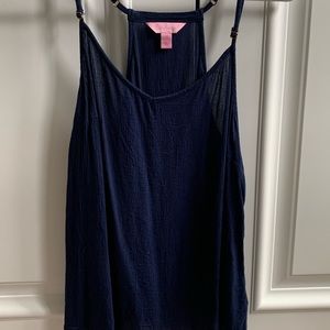 Lilly Pulitzer Navy Blouse